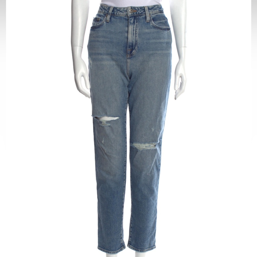 Johnathan Simkhai High-Rise Straight Leg Jeans